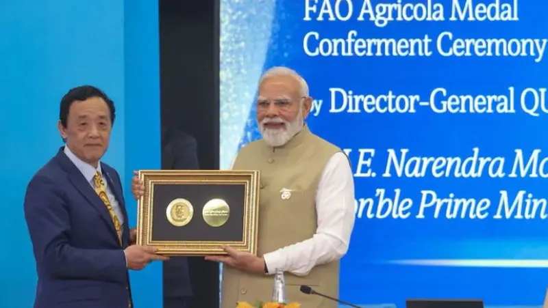 Global Honor for Global South: PM Modi Awarded FAO's Prestigious Agricola Medal
